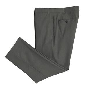 Ralph Lauren Dress Pants Men's 40x30 Ultraflex Classic Fit Solid Grey NWOT